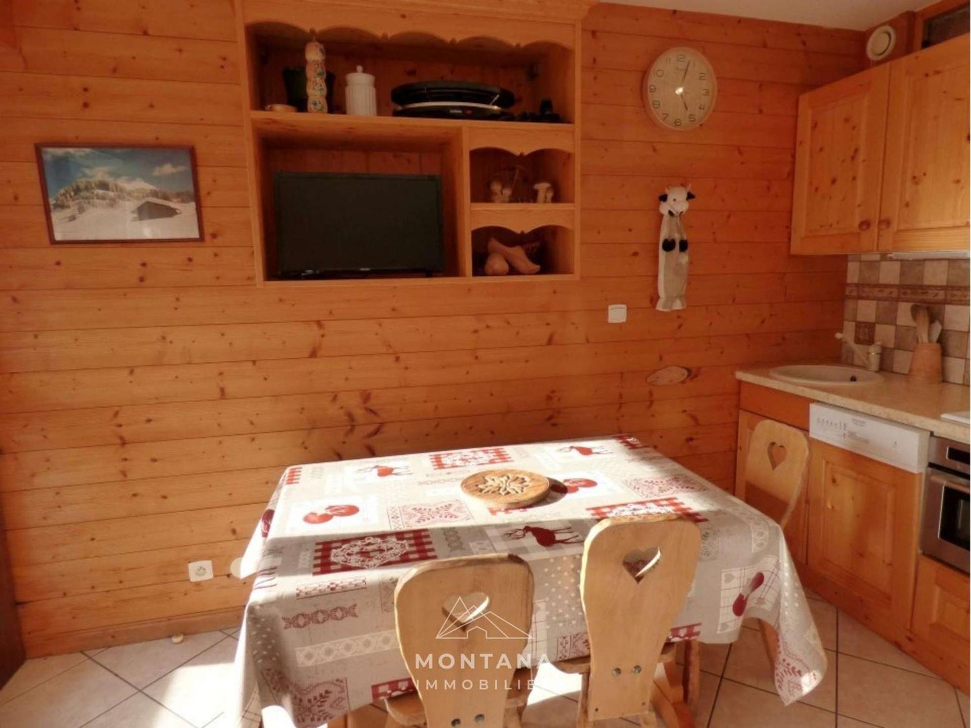Studio Renove Avec Cabine - 26M² - 5 Pers - Balcon Expose Sud - Pres Skibus Et Remontees Mecaniques - Fr-1-458-125 Le Grand-Bornand Buitenkant foto