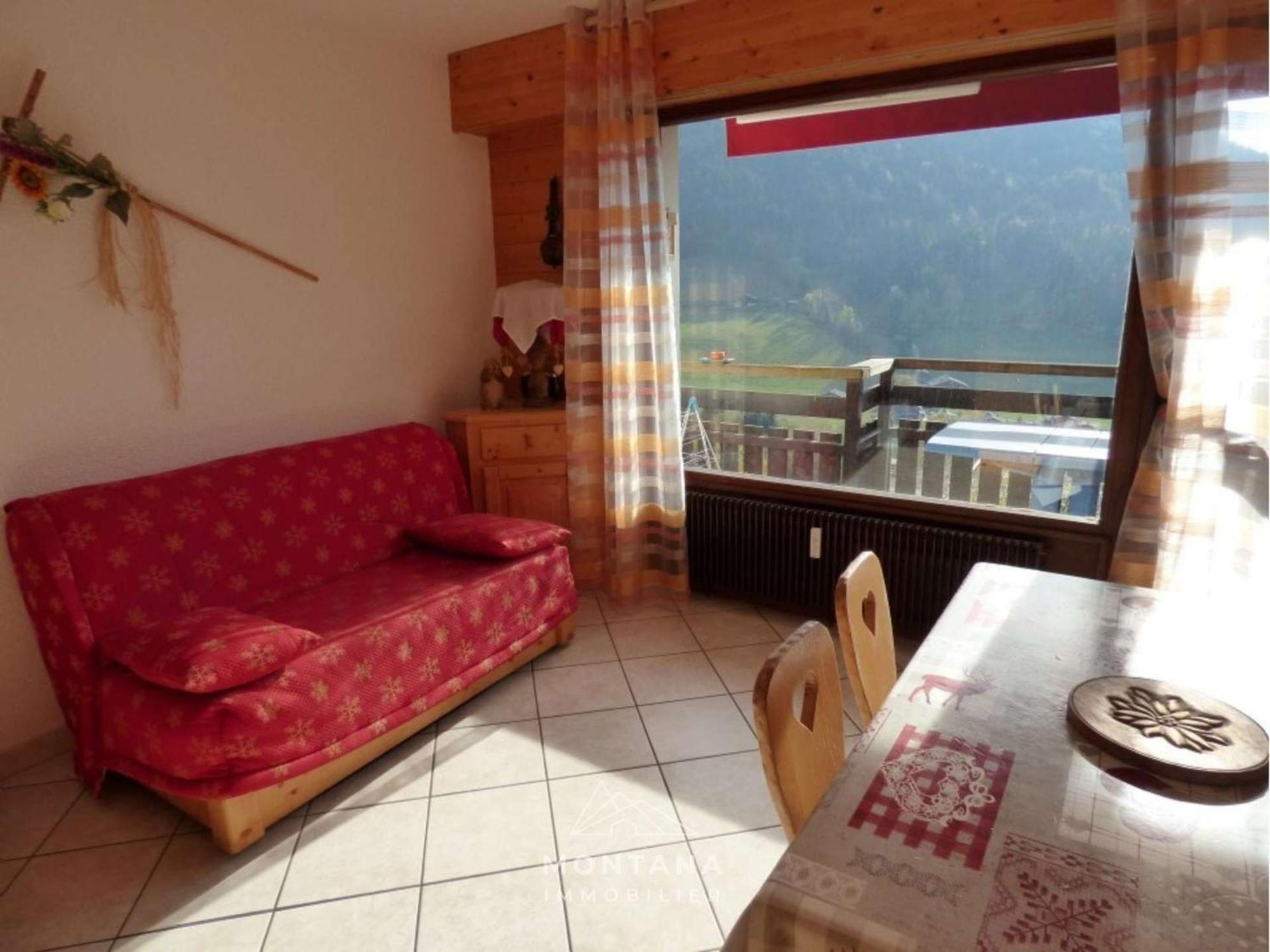 Studio Renove Avec Cabine - 26M² - 5 Pers - Balcon Expose Sud - Pres Skibus Et Remontees Mecaniques - Fr-1-458-125 Le Grand-Bornand Buitenkant foto